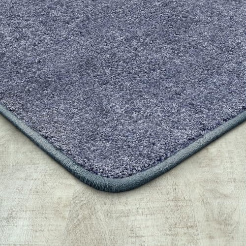 Tapete rectangular 7'6" x 12' color azul glaciar miniatura 3