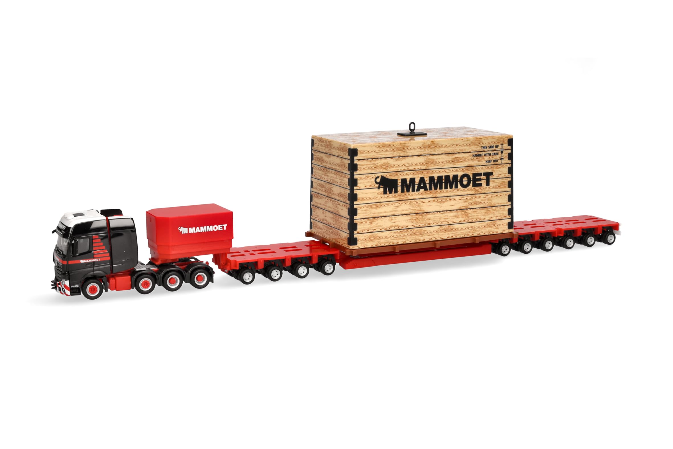 Herpa MB Actros '11 Bigspace Koffer-HZ Traveco, 1:87 (Gebraucht) in