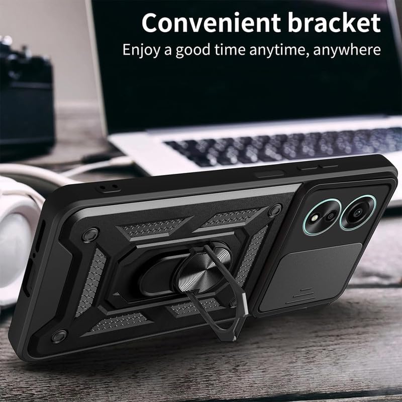 ConnectPoint Case for Oppo A58 4G, Shutter Case Heavy Duty Hard Tough - Image 5