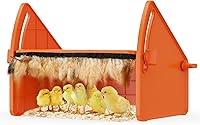Vista 1 de Plato de incubadora de calefacción de temperatura ajustable de 3 niveles para patitos de pollitos, casa de cría para mantener las aves de corral