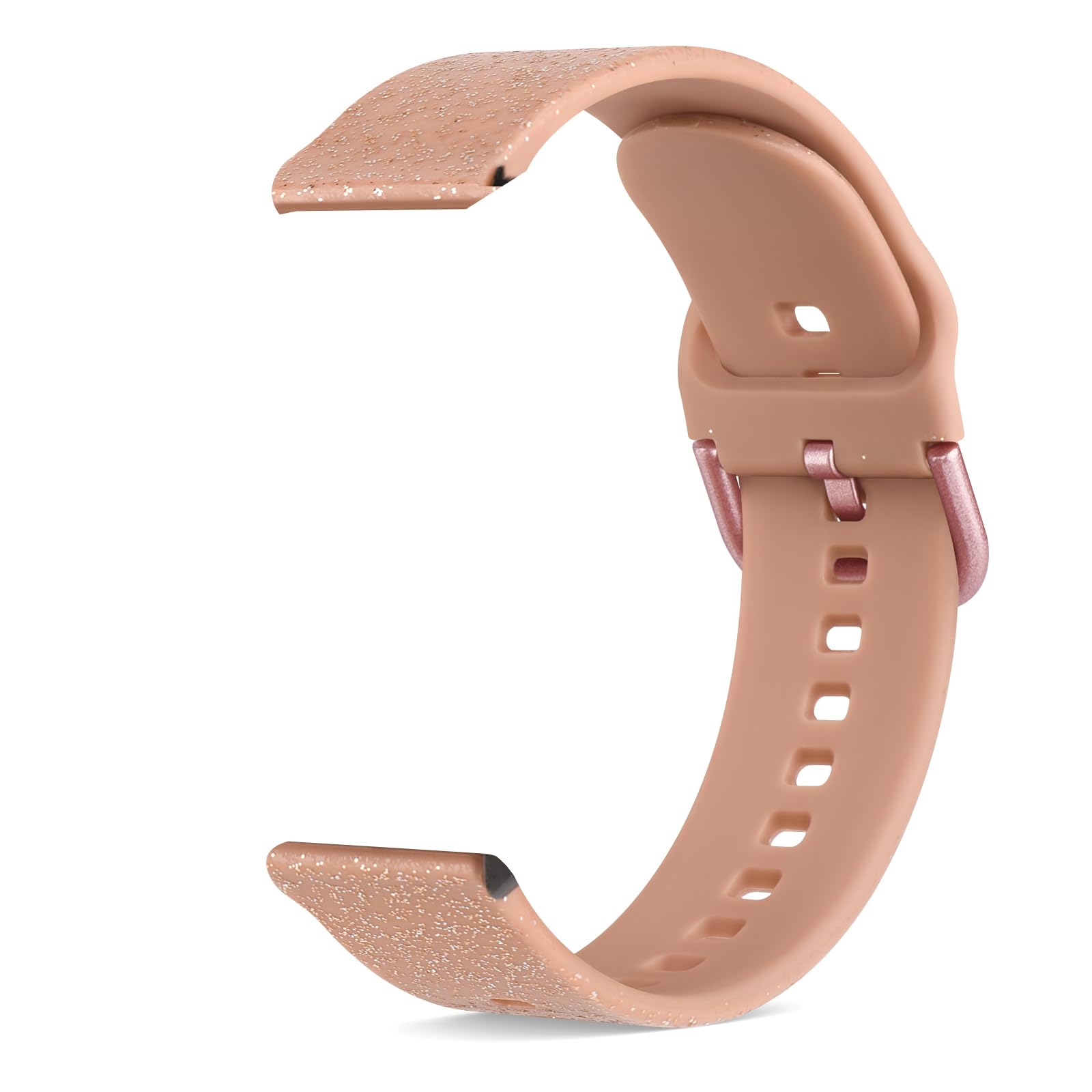 Tobfit 20mm Watch Strap Compatible for Noise X-Fit 1, Evolve 2, Noise ColorFit Brio, Noise ColorFit Qube, Noise Icon Buzz (Wacth Not Included), Smartwatch Band for Men & Women (Bling Rose Gold) (B0CD3QBM6W) Amazon Price History, Amazon Price Tracker