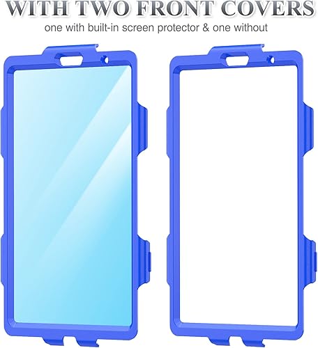 Miniatura 8 de SEYMAC stock Funda para Samsung Galaxy Tab A7 Lite de 8.7 pulgadas con protector de pantalla y soporte para lápiz correa de mano giratoria 360 y