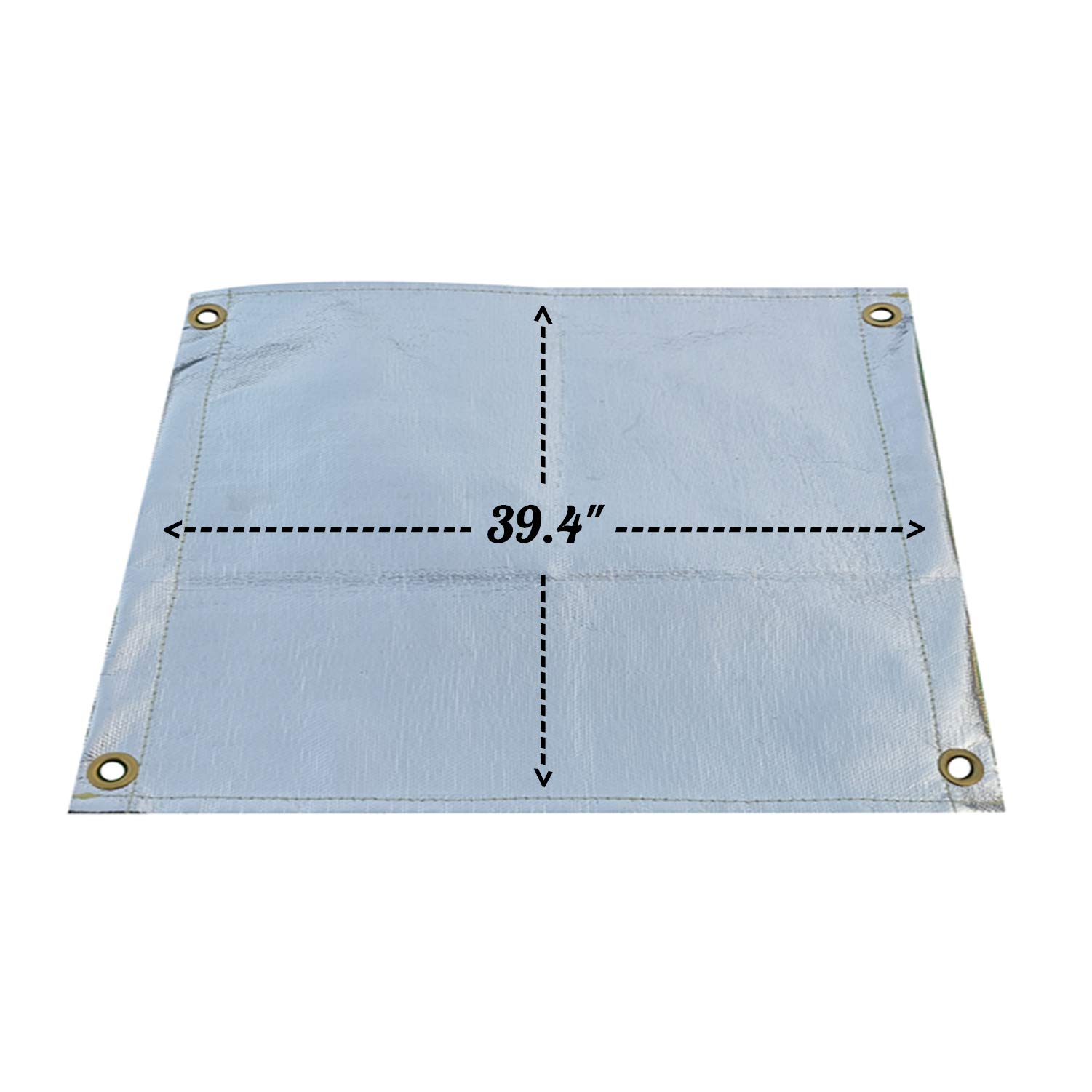 Fire Pit Mat, Gas Grill Mat for Ground, Patio, Deck, Lawn, Outdoor or Campsite Protection Ember Mat Pad Fireplace Rug