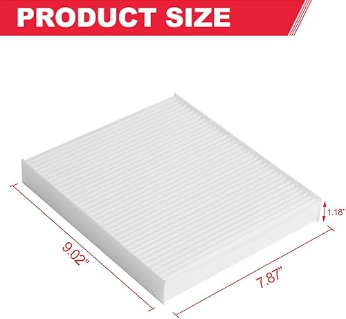 Miniatura 4 de CY08221P - Filtro de aire de cabina compatible con Kenworth T680 T880 Peterbilt 567 579 Cummins ISX ISXG Reemplazo # X1987001 PA30093 AF55839 PA4405