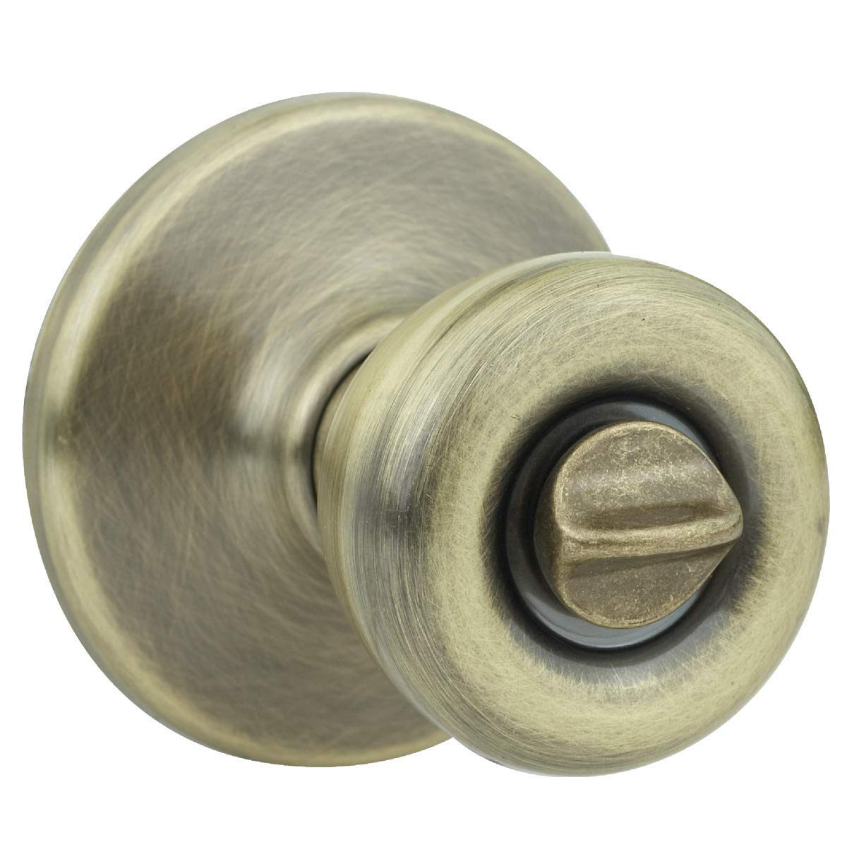 Kwikset Tylo Door Knob - Polished Brass -9