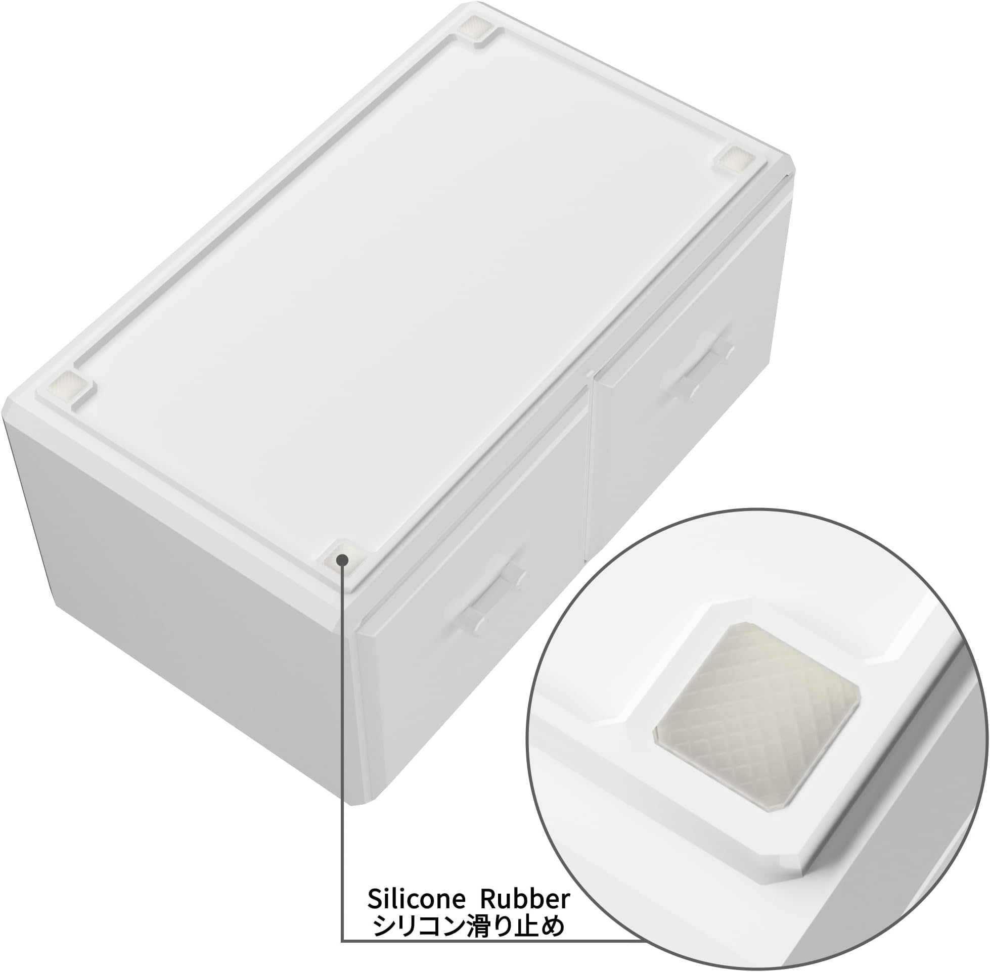 READAEER Makeup Cosmetic Organizer Storage Drawers Display Boxes Case with 12 Drawers (White)