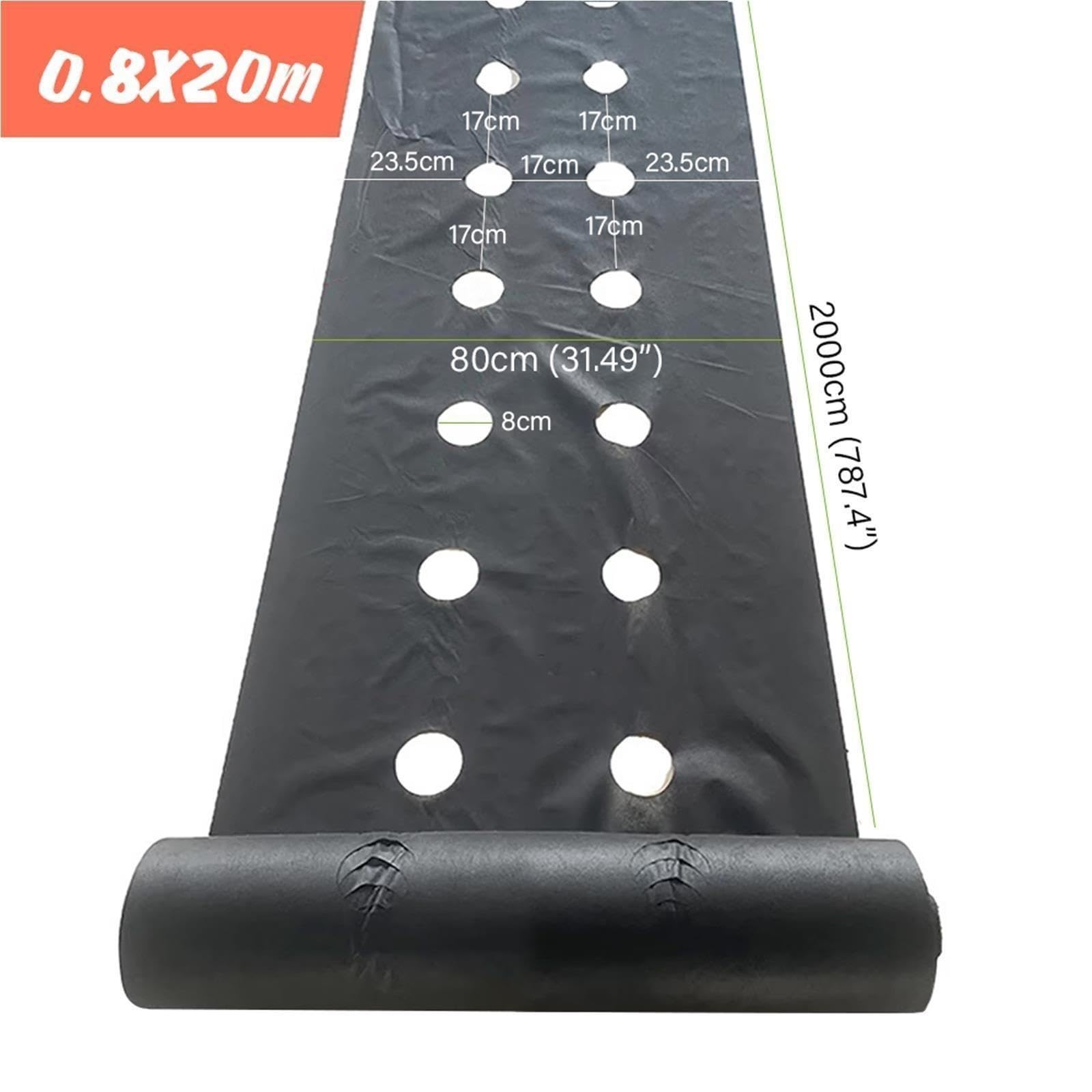 Perforierter Mulch Unkrautvlies mit Pflanzloch