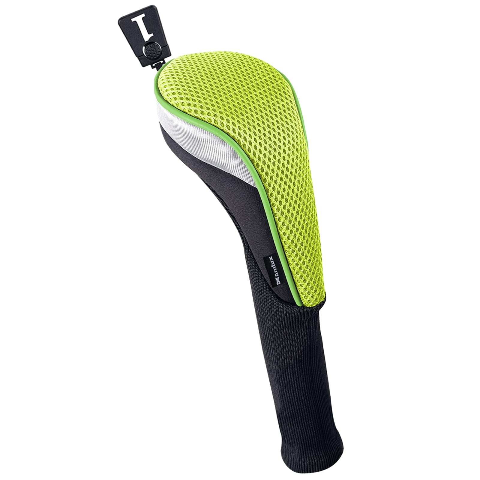 Andux Golf Schlägerkopfhüllen für Driver, 460 cc, Langer Hals Grün