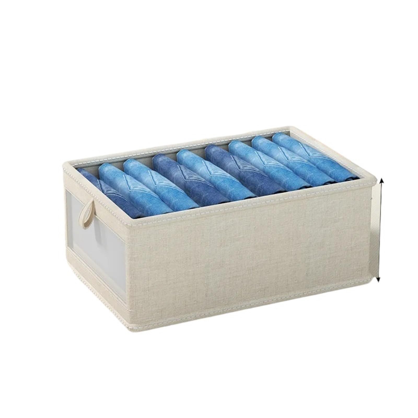 Organisateurs de rangement armoire en lin pour trier vos vêtements