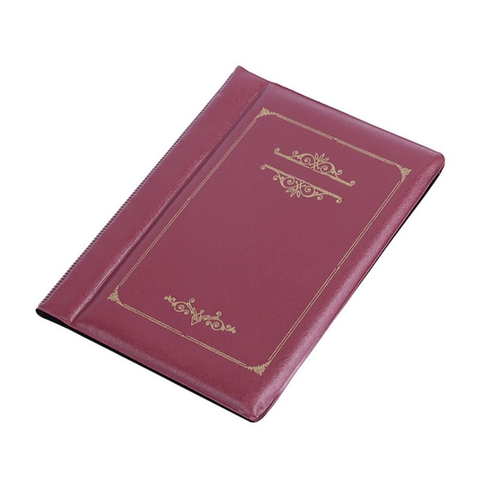 QuxetlRyz Coin Collection Album PVC Coin Holder 120 Pockets Money Book Collection Commemorative Holders Coins Storage Album(Red 2)