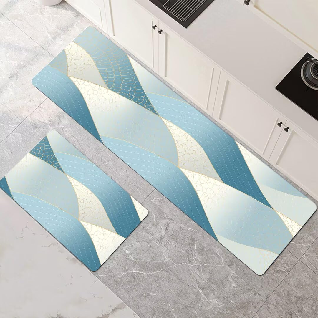 Alfombra cocina lavable antideslizante para evitar resbalones y proteger suelos 45x140