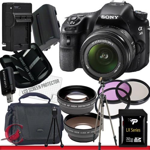 Sony Alpha SLT-A58K SLT-A58 DSLR Digital Camera with 18-55mm Lens 32GB Package 2