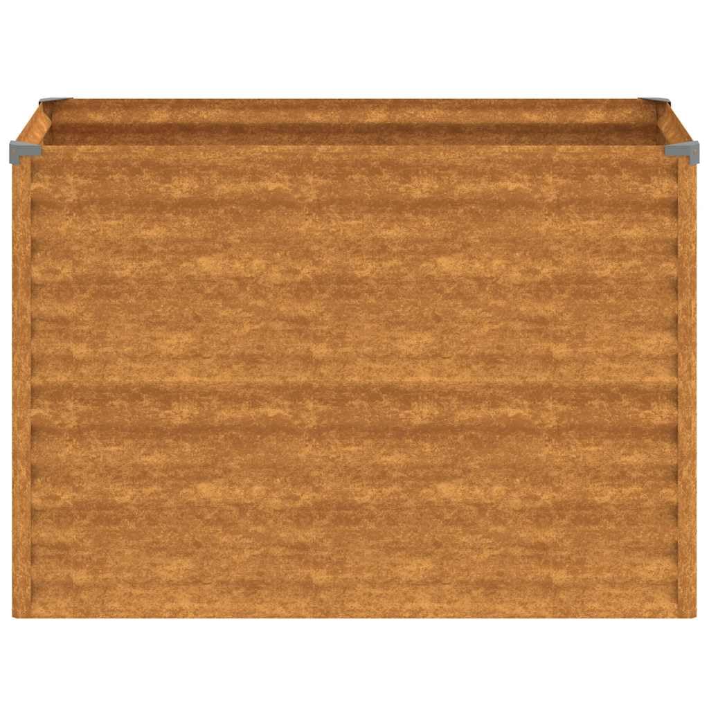 Hothingwell Letto rialzato da giardino in acciaio Corten 100x50x69 cm Orto