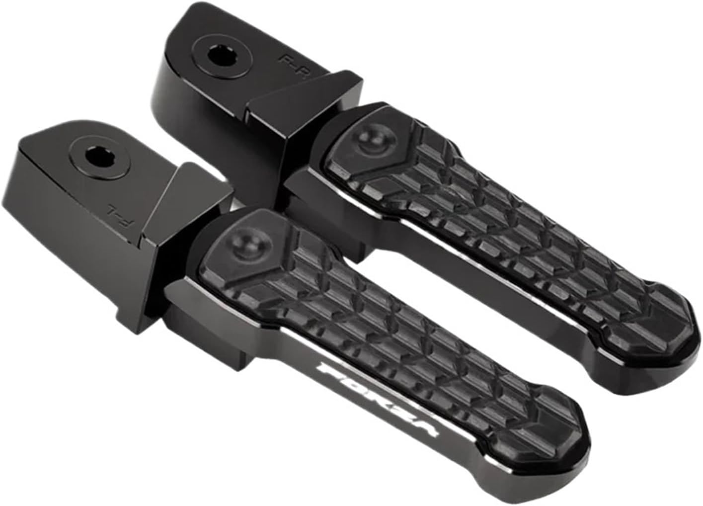 Forza350 ADV350 300 HSS350 2021-2025 Motorcycle Rear Footrest Floor Boards Rear Pedal Accessories Parts(Black)