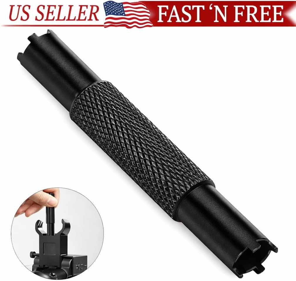 GOTICAL .223 A1 A2 Carbine Dual Front Sight Adjustment Tool 4 & 5 Prong Long Design Tool New