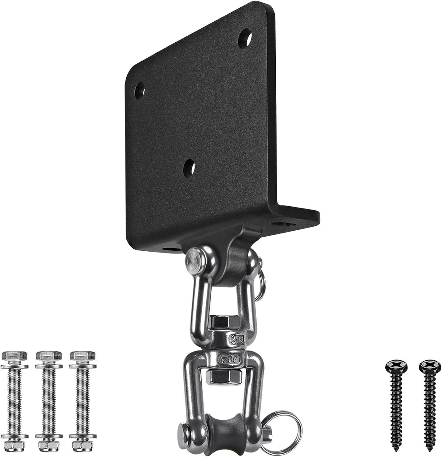 Kipika Heavy Bag Hanger Wall Mount Punching, Rotatable Heavy Duty Boxing Bag Bracket for Home Gym Indoor, Adjustable Length for Kickboxing Bag, Muay Thai Bag,Speed Bag