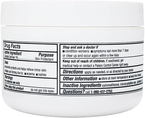 Miniatura 2 de Theraplex Crema de eccema para tratamiento de eccema 3 oz Crema antipicazón que cumple con la TSA con avena coloidal, calmante para pieles