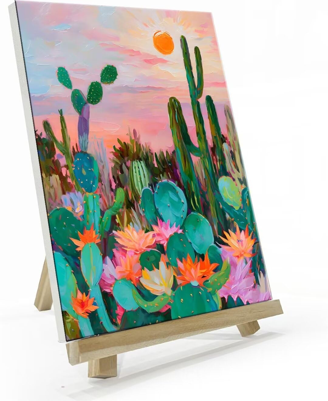 Kit De Pintar Por Números Para Adultos - Mural Con Pinceles, Número N-A-0587-d-a