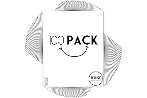 Golden State Art 8x10 Backing Boards 4-Ply Thickness, Pack of 100 Acid-Free