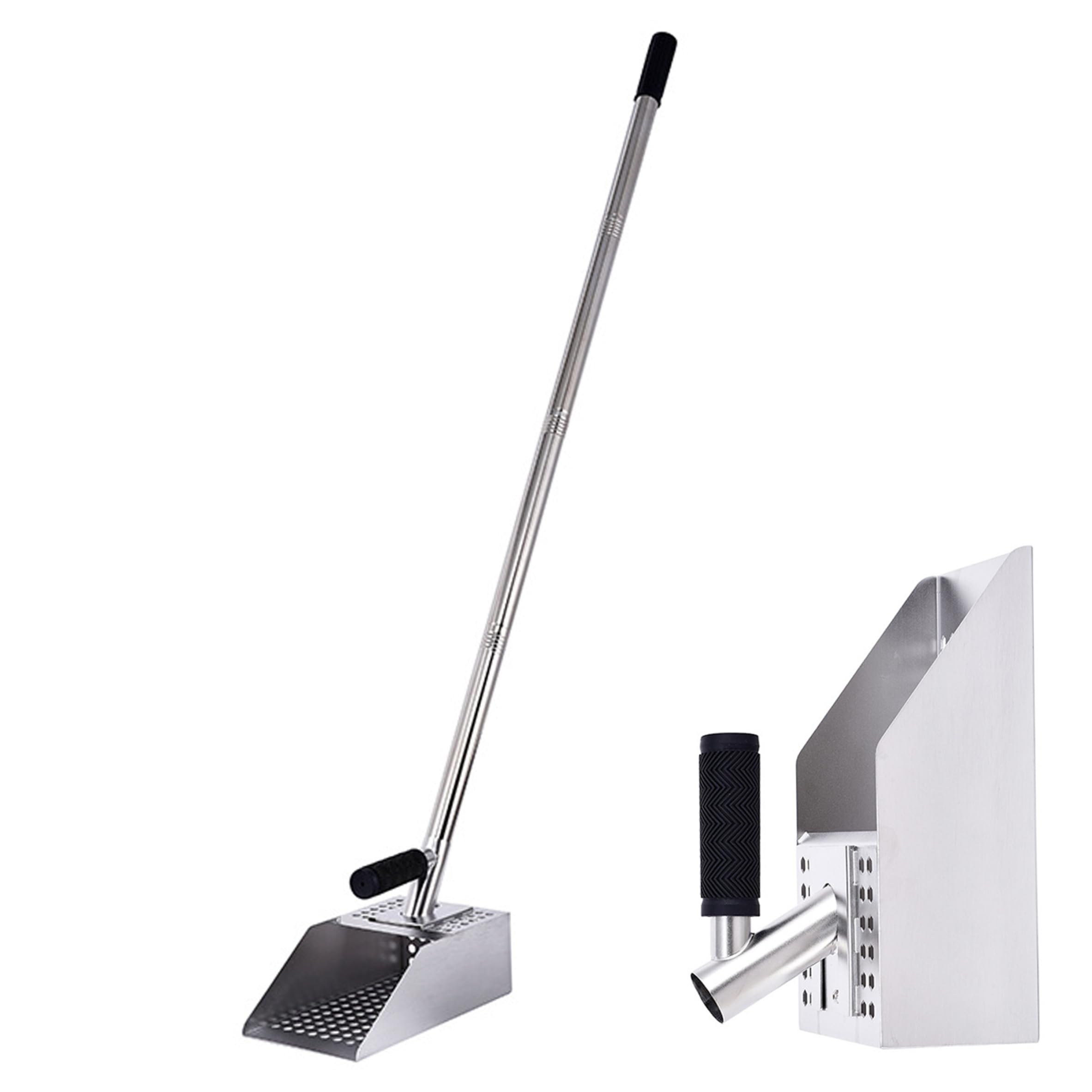 Pelle à sable de plage en acier inoxydable 304 robuste avec manche extensible 50 pouces