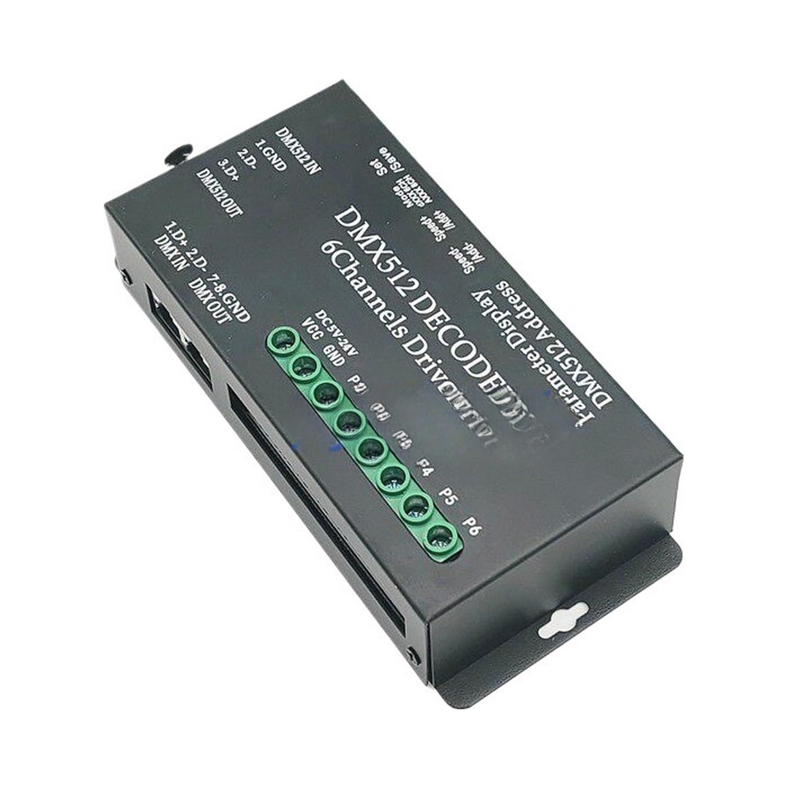 Décodeur à 6 canaux avec console de gradation LED intégrée à 8 canaux - 2