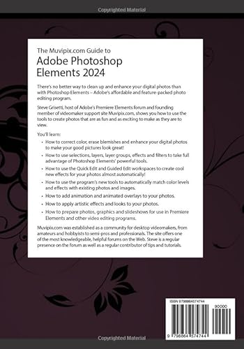 Zonular Grisetti, Steve The Muvipixguide To Adobe Photoshop Elements 2024: How To Use Adobe’S Amazing Photo Editing Program To Create Great Looking Photos On Your Personal Computer thumb #1