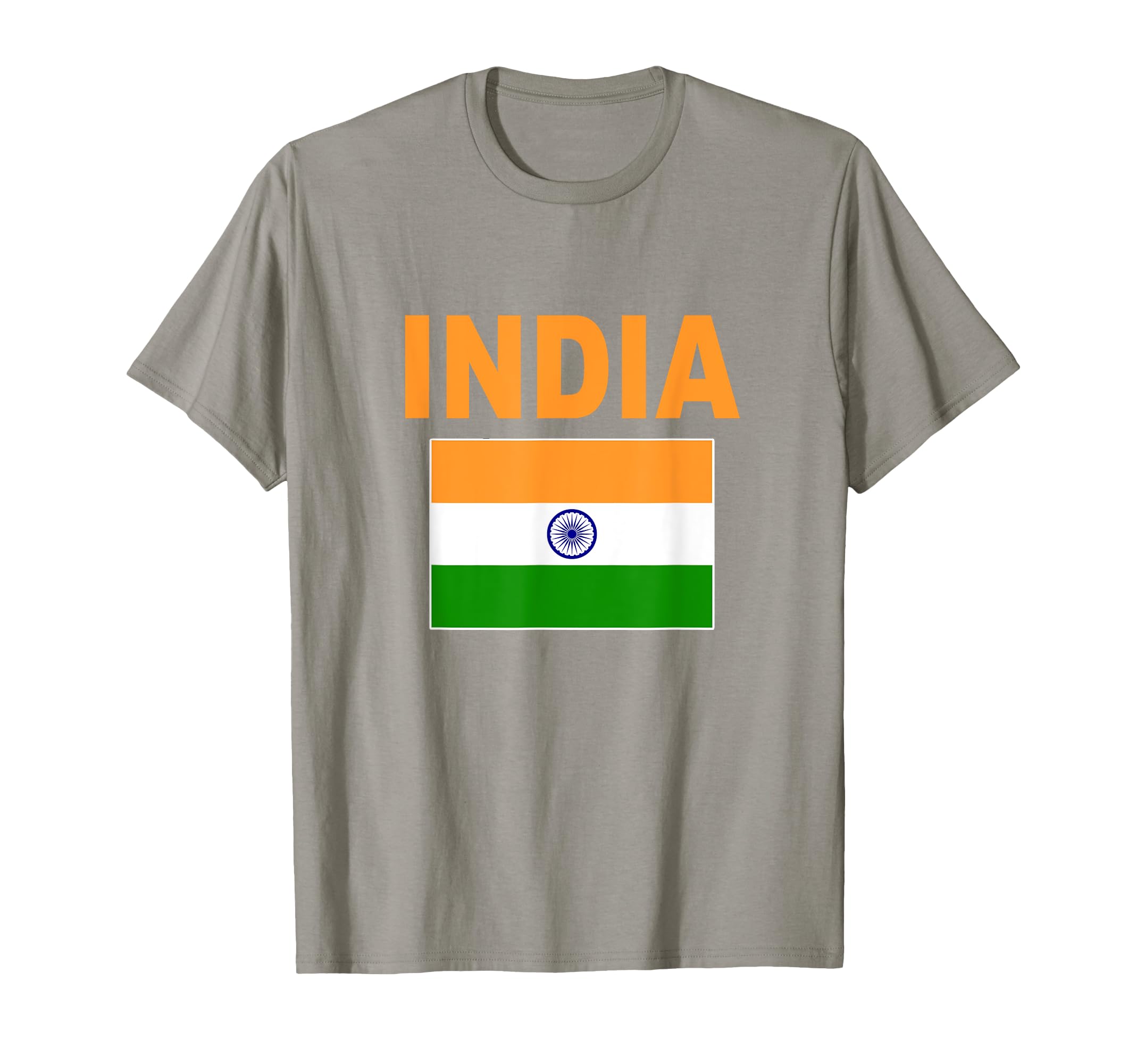 India Flag T-Shirt Cool Indian Tiranga Flags Gift Top Tee T-Shirt