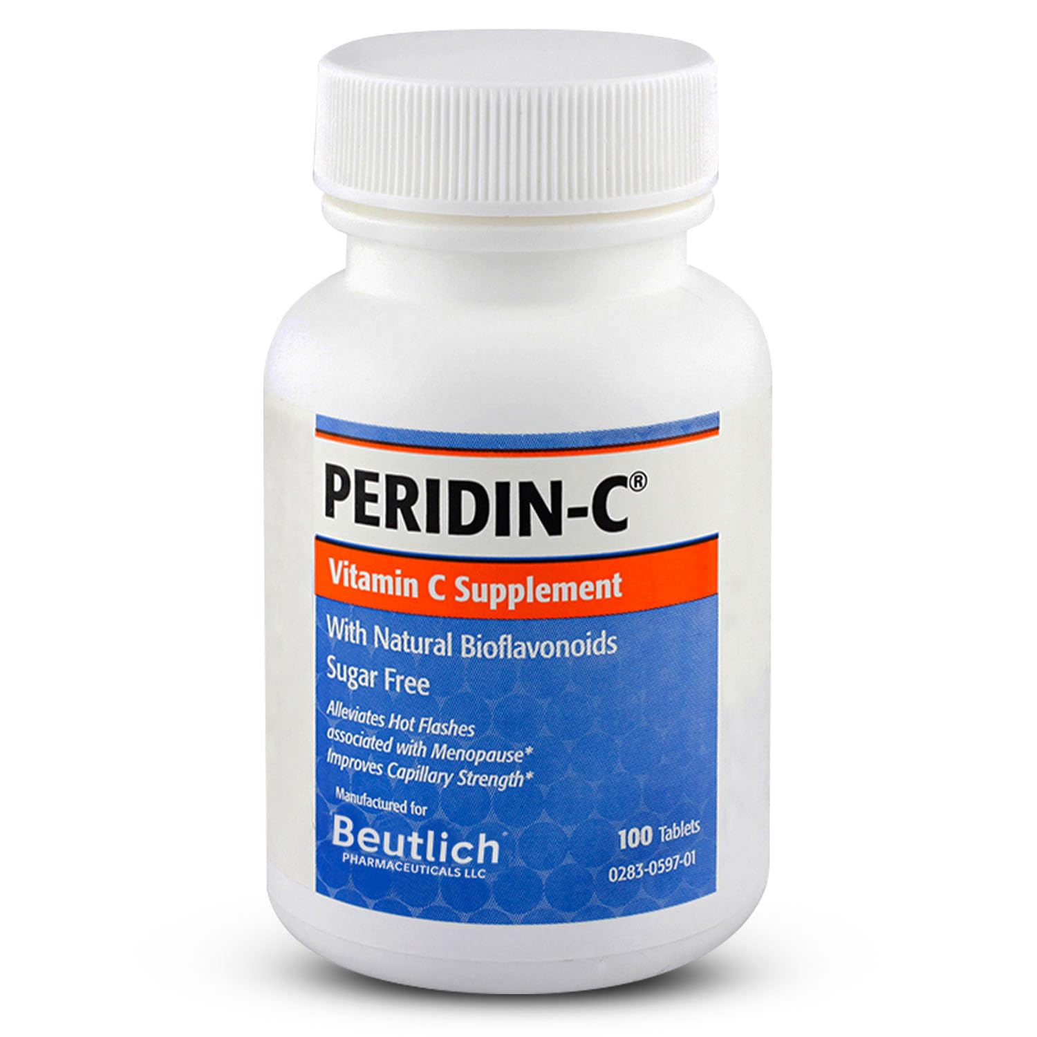 Peridin-C Vitamin C Supplement, Citrus Bioflavonoids Blend, 100 Tablets