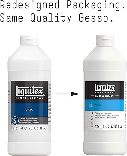 Miniatura 7 de Liquitex Basics Tubo mediano de Gesso para aplicación en superficies, 8.5 onzas