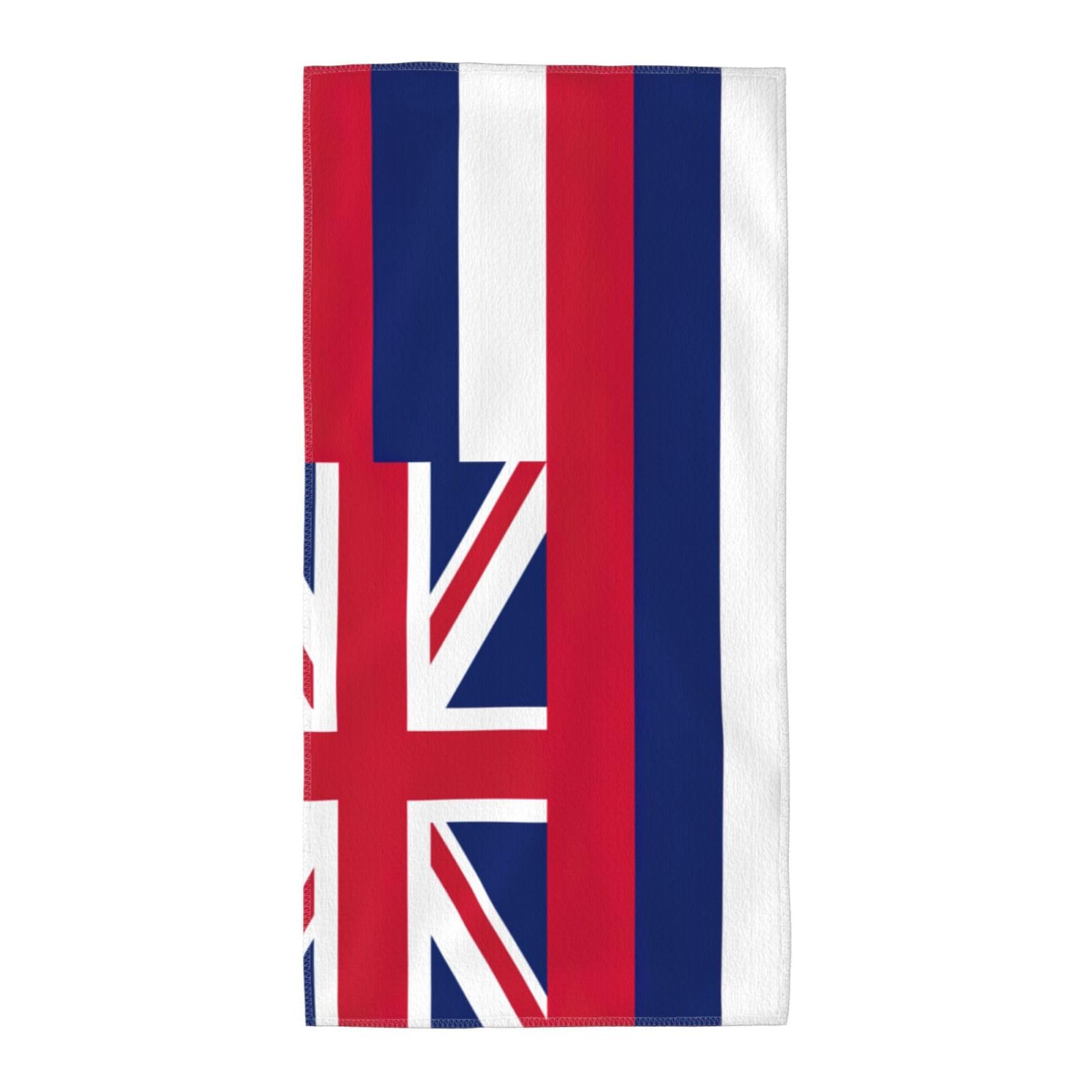 Hawaii Flag Fashion Printed Long Bath Towel For Pool Side Seaside Holiday