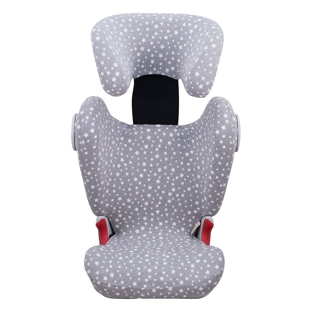 JYOKO Kids Bezug kompatibel mit Römer KIDFIX II XP SICT, kidfix 2 S, Kidfix Z - Line (WHITE Star, OHNE Auge)
