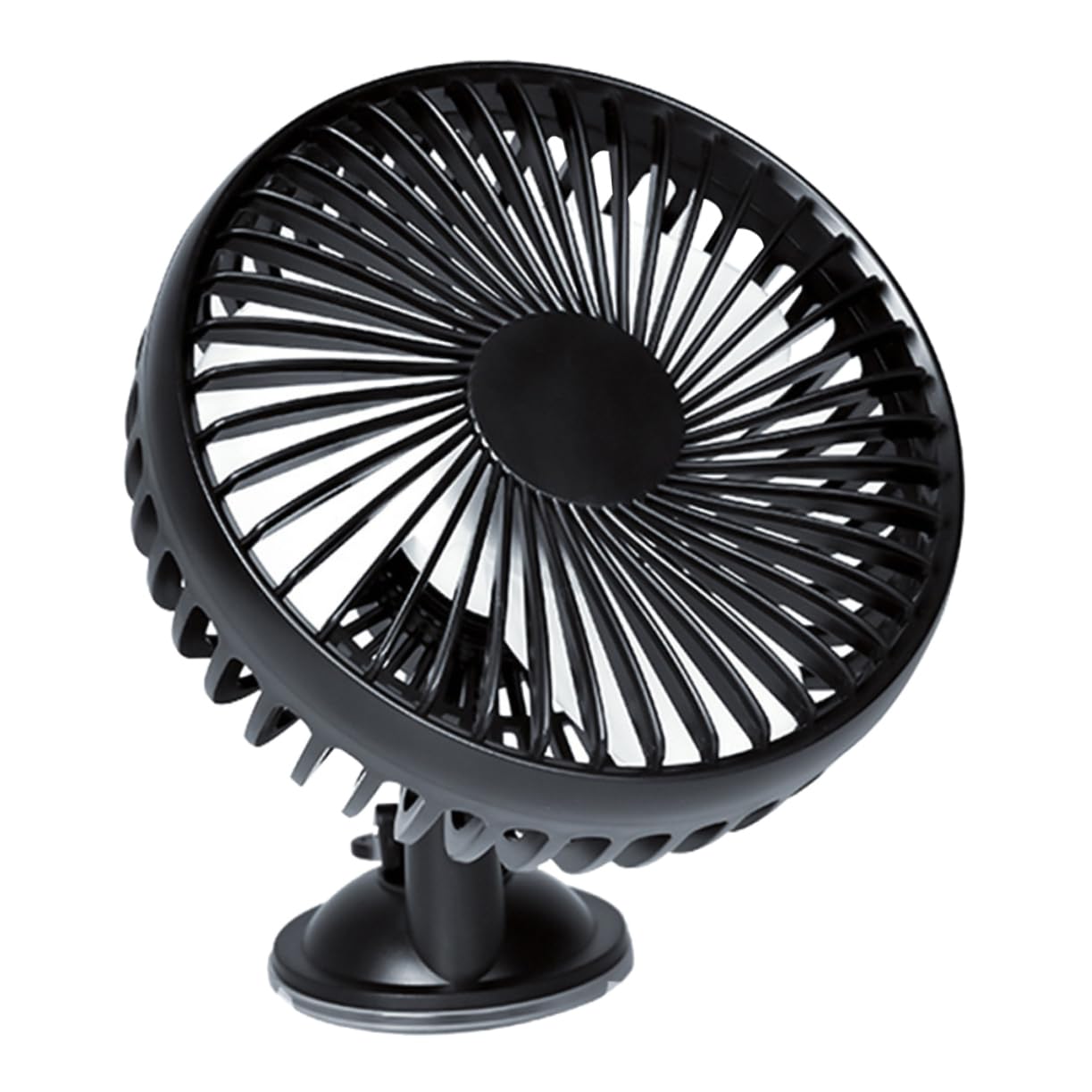 Ventilador de coche silencioso y giratorio NUOBESTY portátil con conexión USB para verano