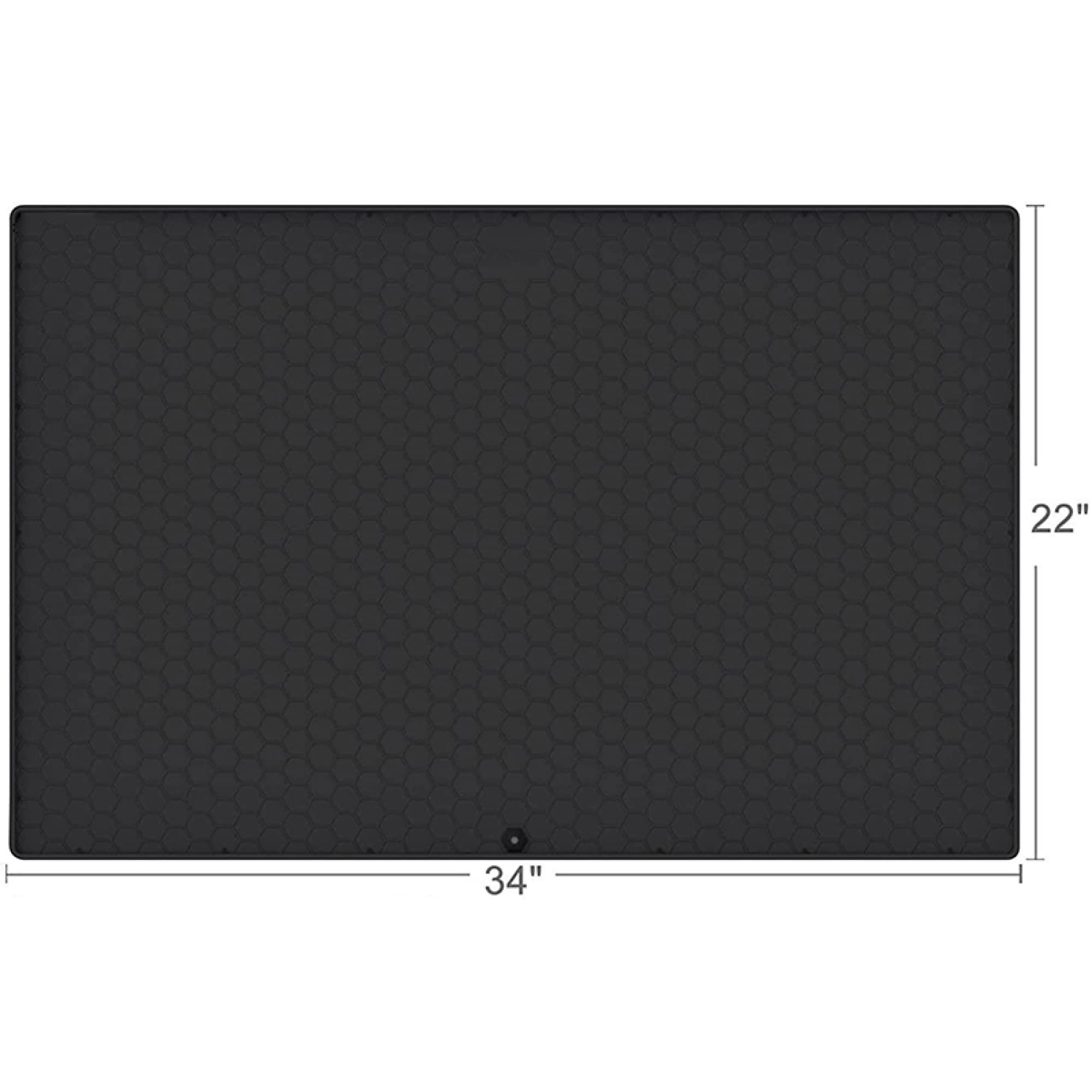 Tappetino in silicone sotto lavello - Tappetino per lavello, organizer per lavello, 34" x 22" Tappetini drenanti - Tappetino per armadietto grande per cucina, bagno/Grey