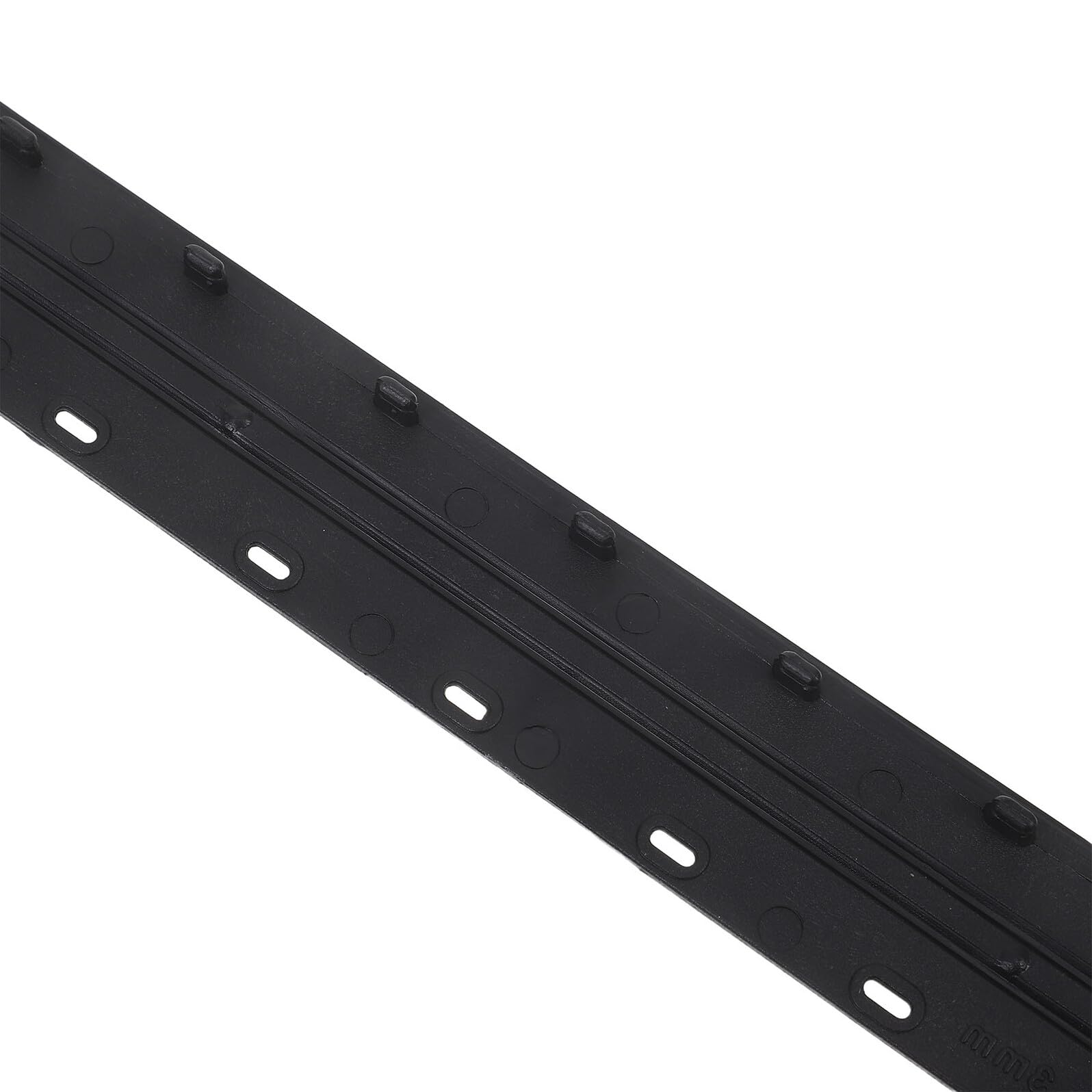 Sewroro 100 Clips de Carpeta Negros de 3 MM Barras de Encuadernación de Plástico para Documentos de Oficina Sujeción Segura 20 Hojas 118 Pulgadas Organizador Práctico para Archivos y