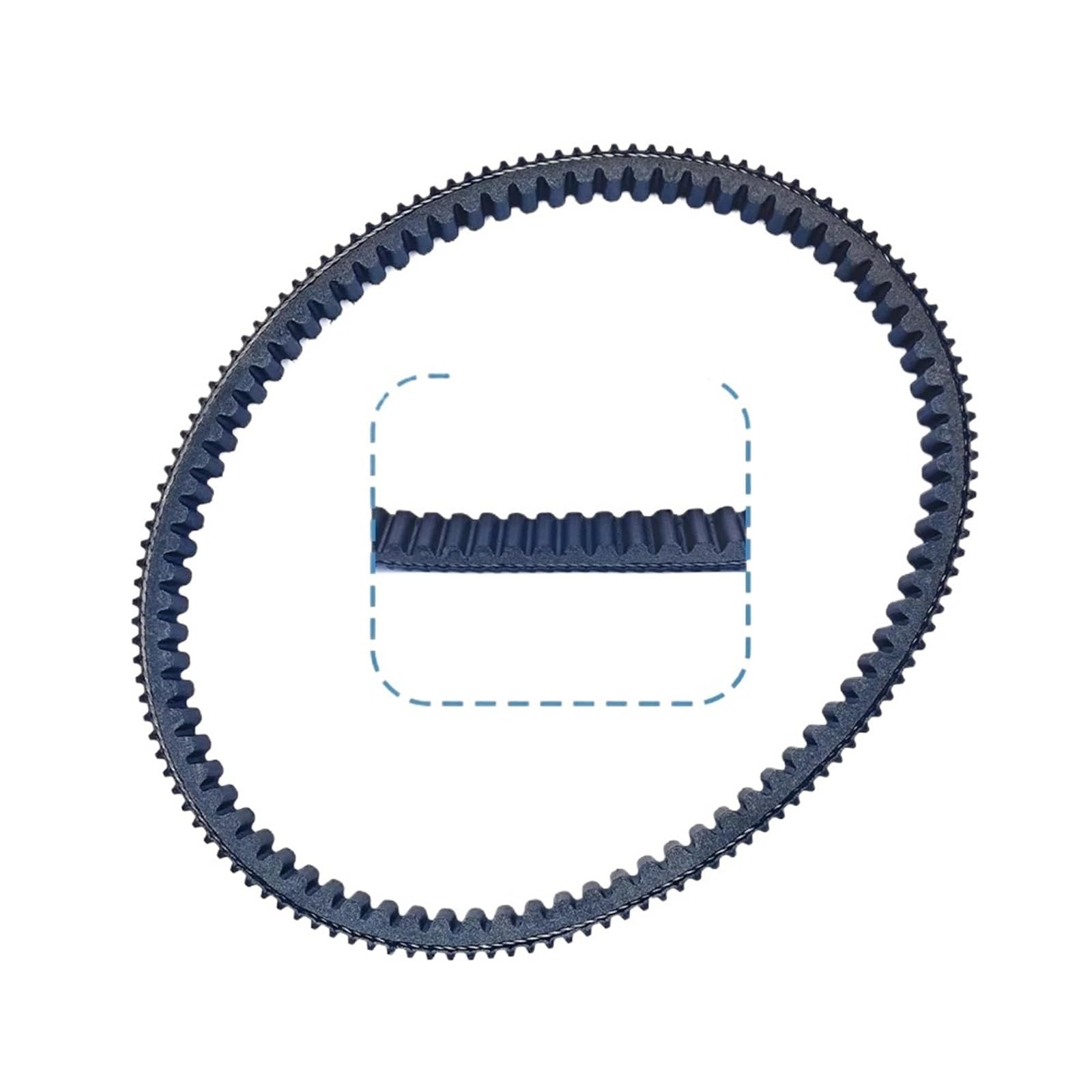 Multirib Correa Trapezoidal Correa Transmisión Dientes Doble Cara Para Ciclomotor Kart GY6 Reforzado 125Cc 150Cc 152QMI 157QMJ 20,1 X 845 PGS, 845 X 20,1