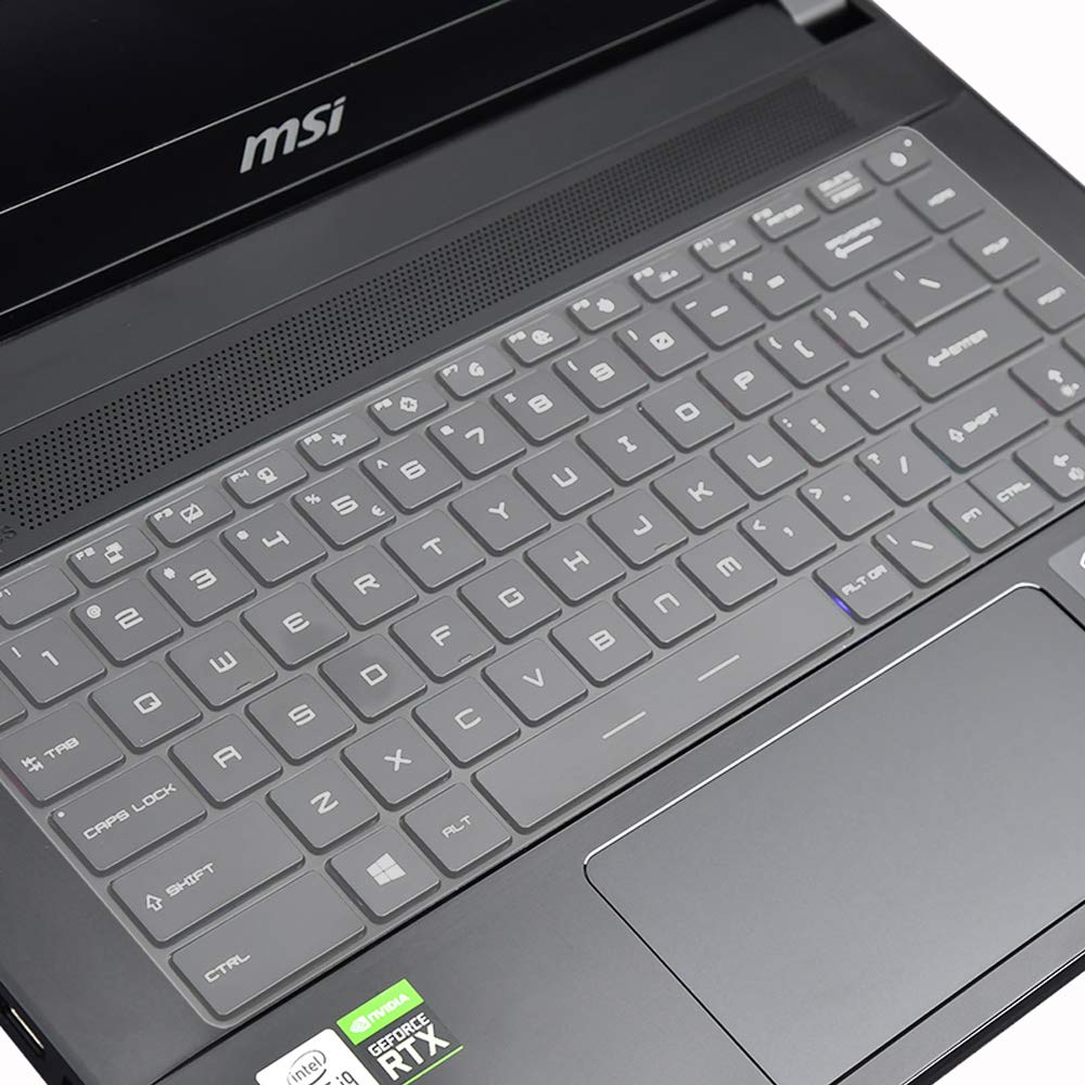 Saco Keyboard Cover Compatible for MSI Modern 14 B5M-045IN 14 inch Laptop (2021) TPU Protector Skin - Transparent (B0BCFD4KG1) Amazon Price History, Amazon Price Tracker