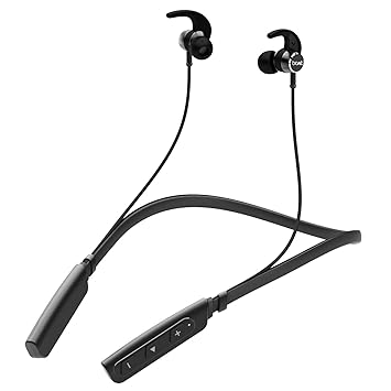 boAt Rockerz 235V2 Wireless Headset with ASAP Charge Technology, Immersive Audio, Up to 8H Playback, Bluetooth V5.0, Call Vibration Alert, Magnetic Eartips and IPX5 Water & Sweat Resistance (Black)