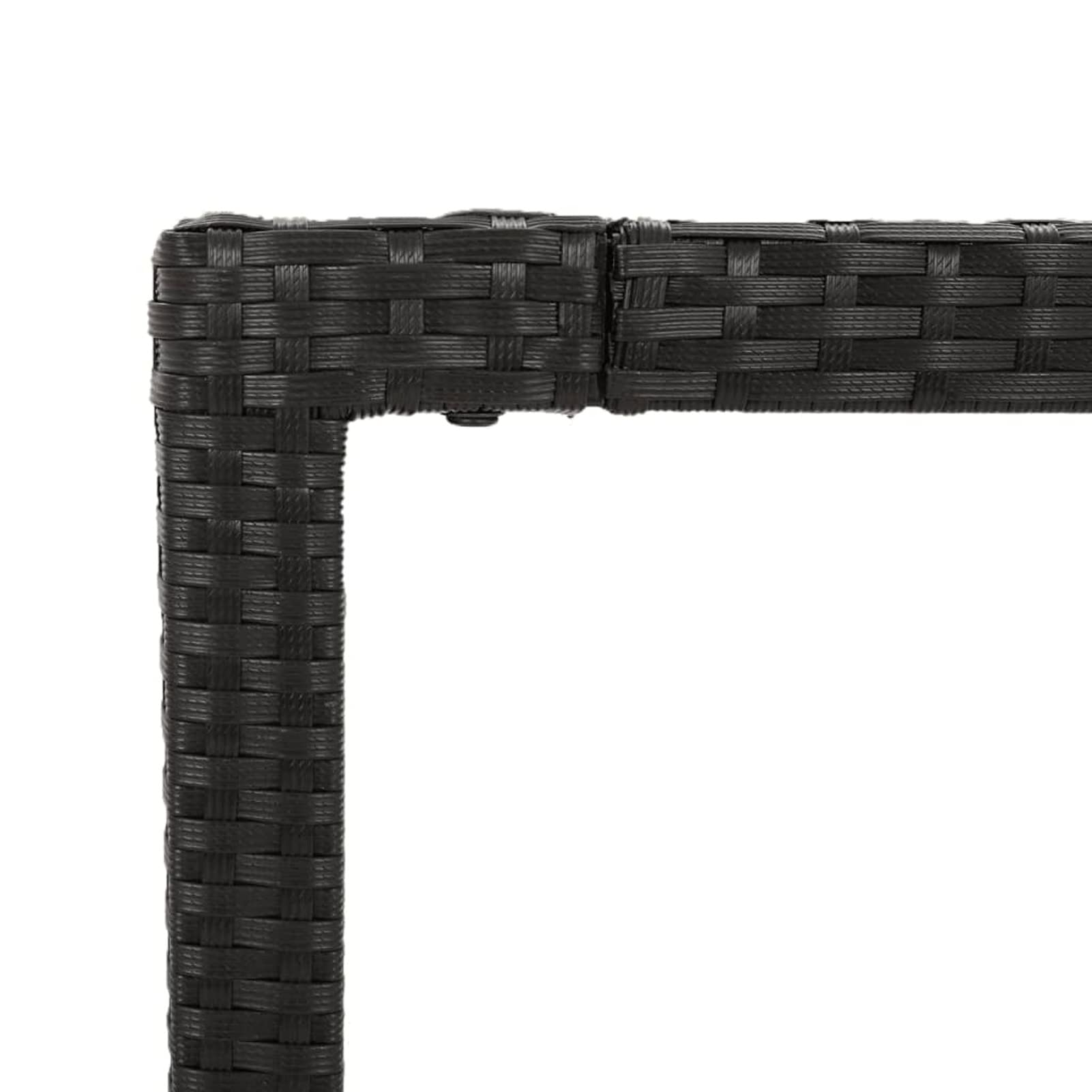 3157965 Set da Pranzo da Giardino 5 pz Nero con Cuscini in Polyrattan Testata in Legno,Testata Letto Matrimoniale Muebles Dormitorio Spalliera Letto Testiere per Letto Matrimoniale