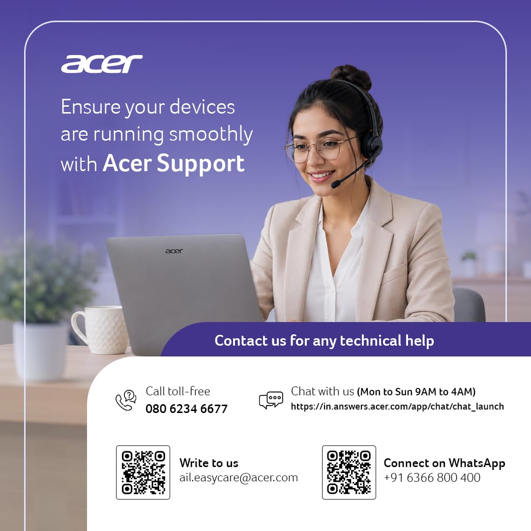 Acer Aspire Lite Laptop - Intel Core i3, 8GB RAM, 512GB SSD -13