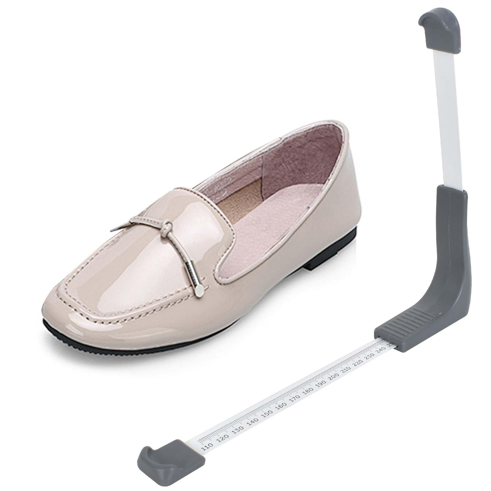 Appareil de Mesure de Chaussure Télescopique, Règle de Mesure du Pied de 110 à 320 mm, Mètre de Pied pour Mesurer la Pointure de Chaussure, Mesureur de Chaussures pour Enfants et Adultes Pieds