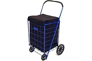 Folding Cart Liner Cover Insert with Lid (Liner Only, Cart Not Included)