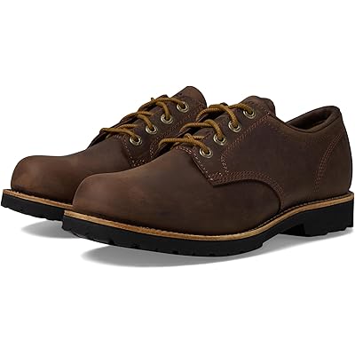 L.L.Bean Bucksport Plain Toe Shoe dark cocoa