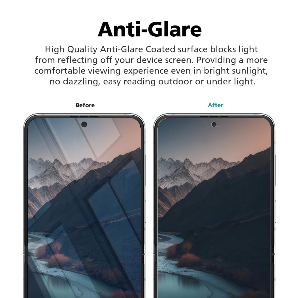 [3+3] Protector de pantalla mate con bloqueo de luz azul para Samsung Galaxy Z Fold 3, paquete de 3 en el interior + 3 paquetes frontales, película híbrida EPU+TPU, antirreflejos, antihuellas