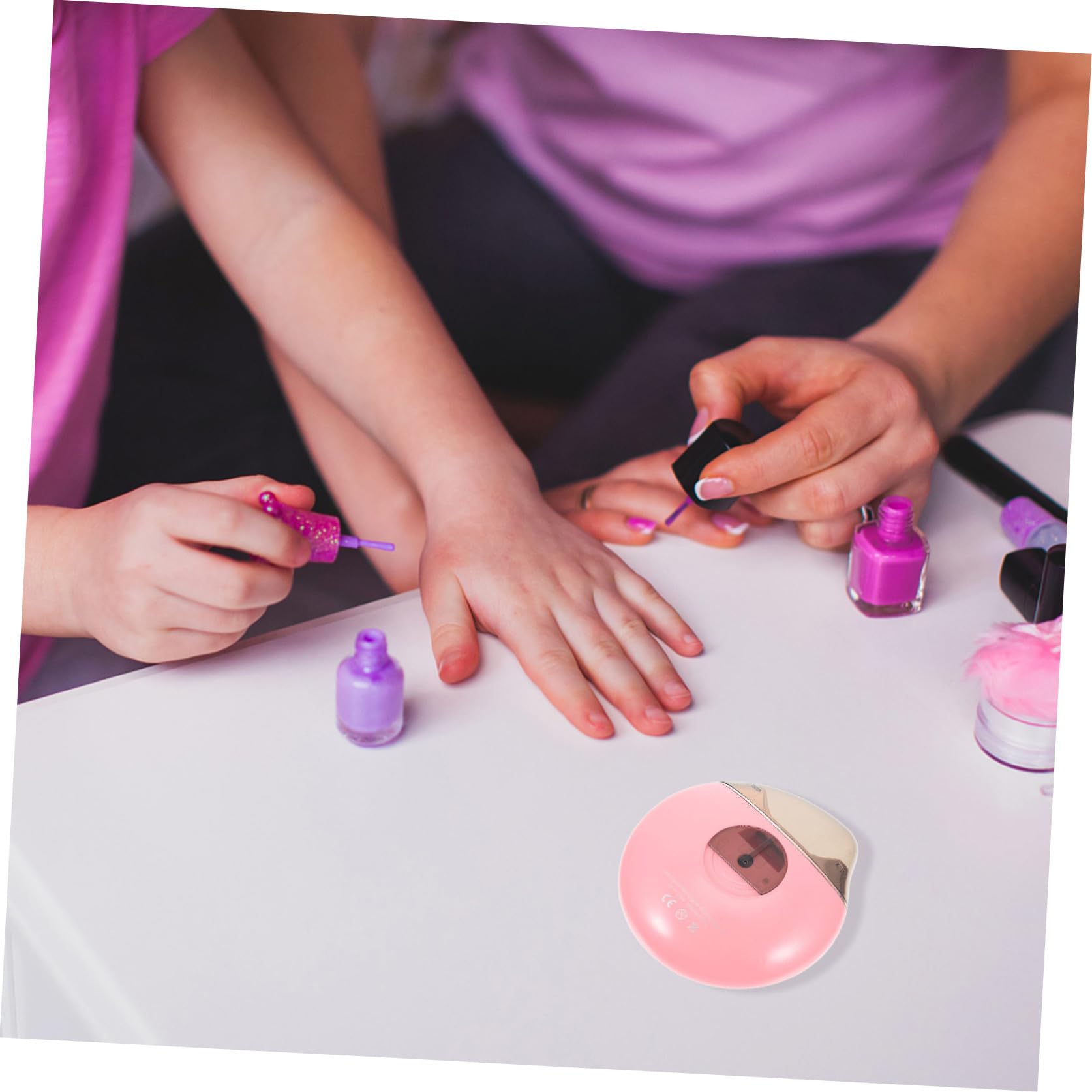 VICASKY 1 Set Juego de Corte de Uñas Herramienta de Pedicura con Cepillo y Reemplazos Seguro para Niños y Adultos con Carga USB