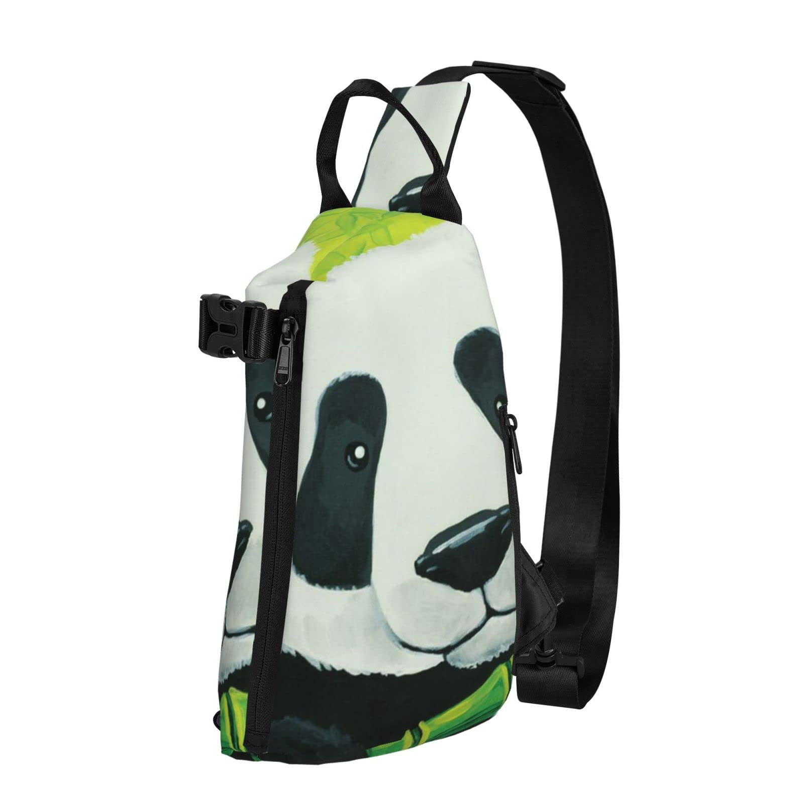 Sac à bandoulière multifonction Panda Bear noir taille unique - 8