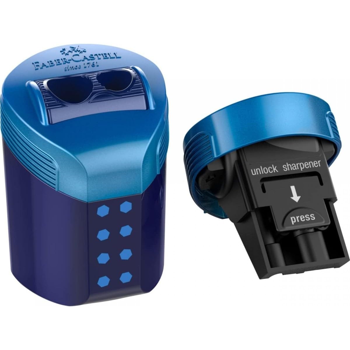 Temperamatite Elettrico Senza Fili - Doppio Foro Per Matite Normali E Jumbo, Contenitore Grande, Rosa - Foto 6