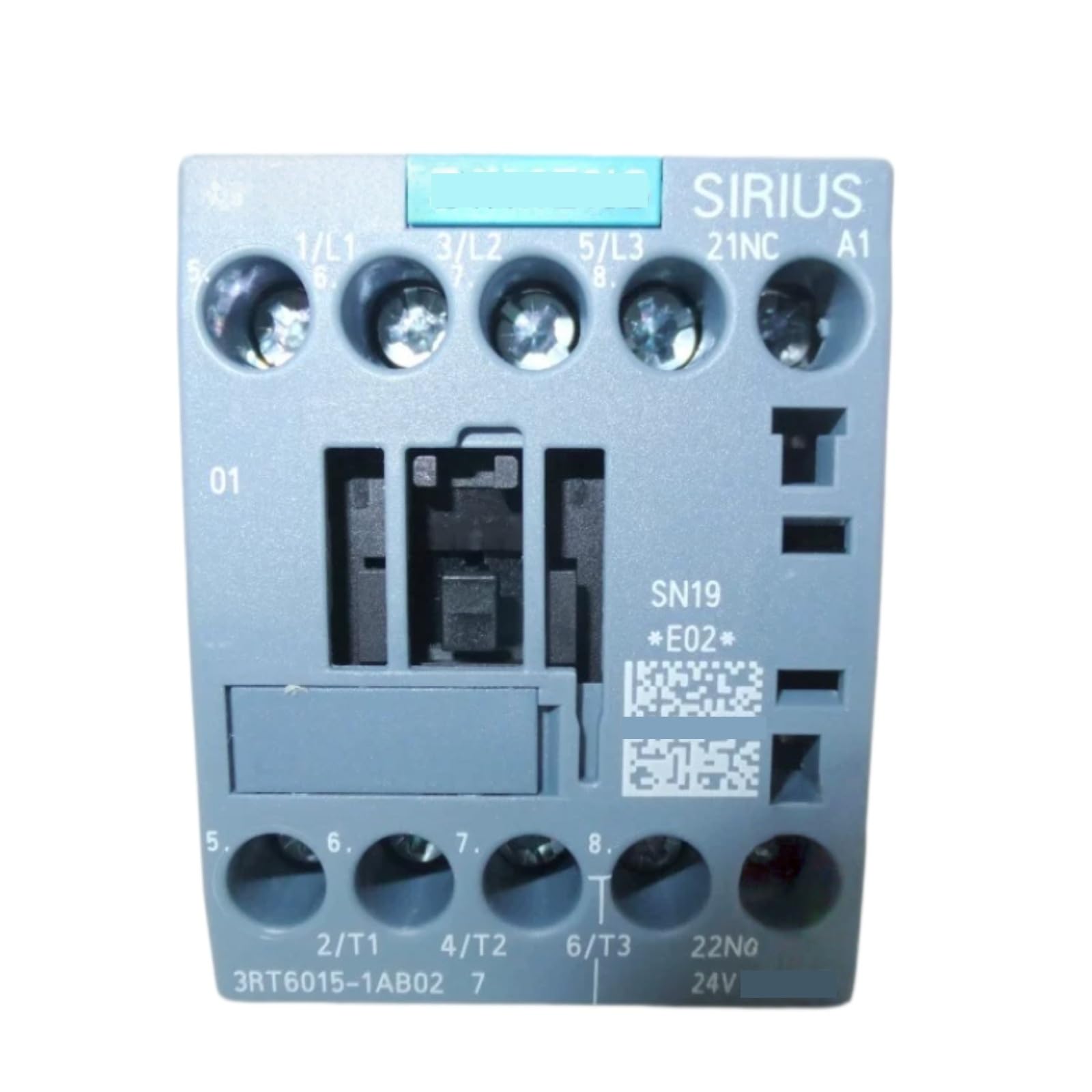 JHSLJCQS Contactors 3RT6015-1AB02 3RT60151AB02, 7A 24V 1NC DIN Rail Mount Contactor