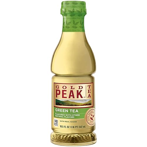 Miniatura 2 de Gold Peak - Bebida de té helado de té verde 185 onzas líquidas paquete de 12 botellas