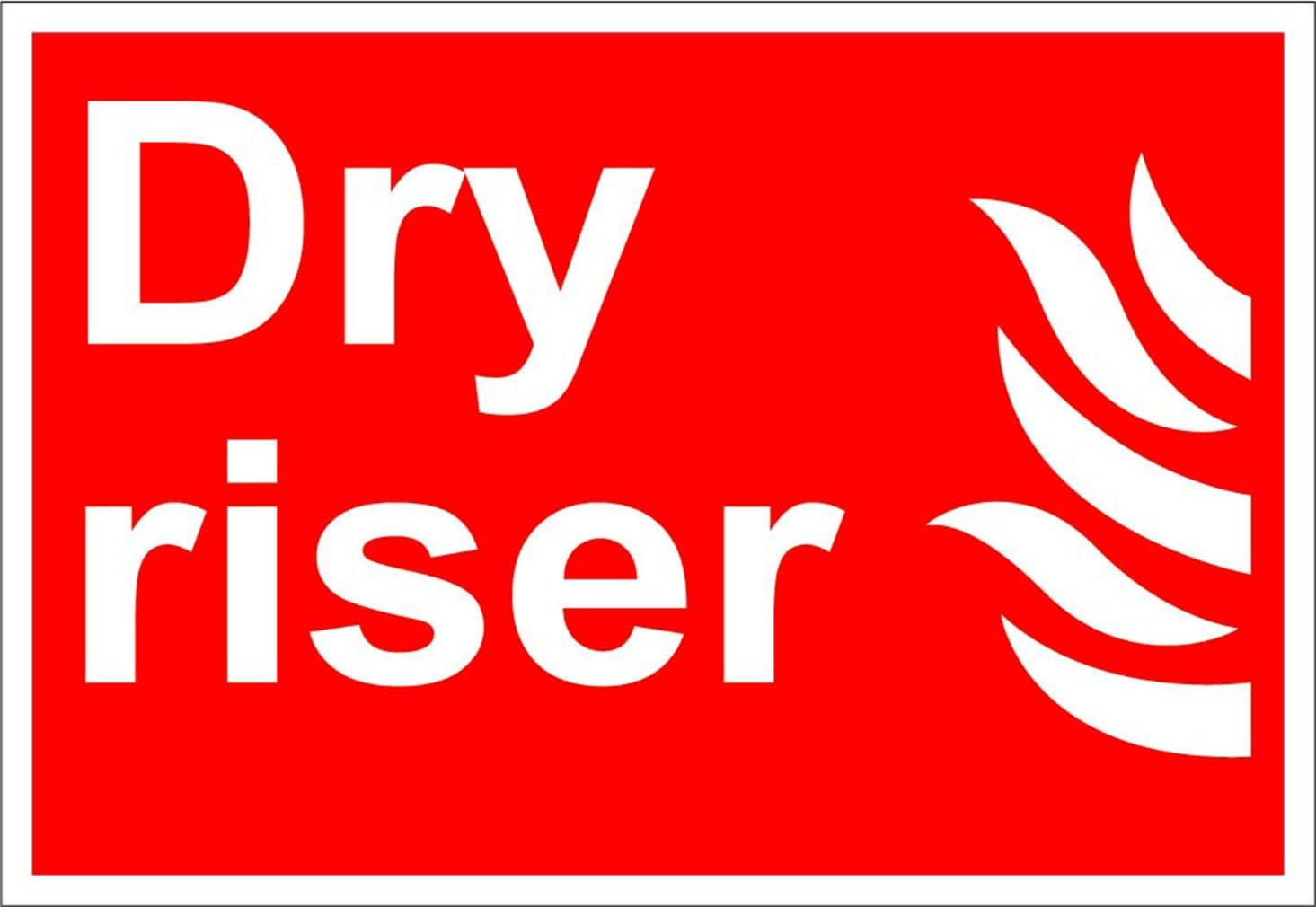 Amazon.com: Aluminum Horizontal Metal Sign Multiple Sizes Dry Riser ...