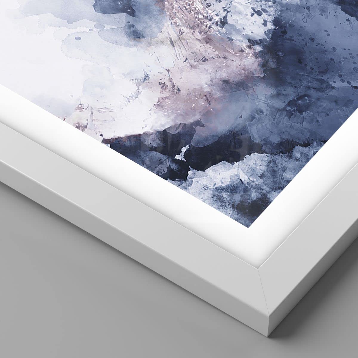 ARTTOR Poster Cadre Blanc 40x50 cm Affiche Abstrait Paysages - 3886 - P2W